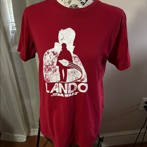 Star Wars Lando Red T-Shirt. Size S